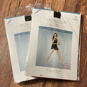 Mondor Women's Black Dance Tights